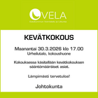 Tervetuloa kevätkokoukseen!